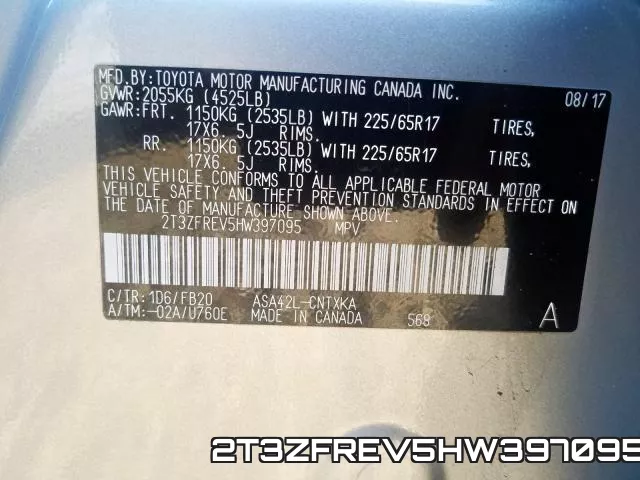 2T3ZFREV5HW397095 фото 2