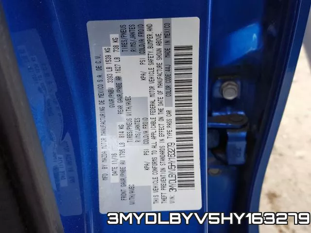 3MYDLBYV5HY163279 фото 2