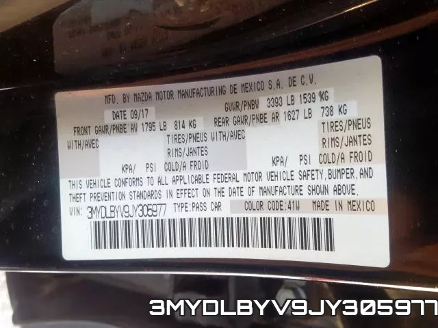 3MYDLBYV9JY305977 фото 2