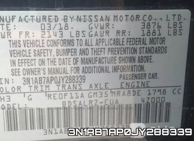 3N1AB7AP0JY288339 фото 10