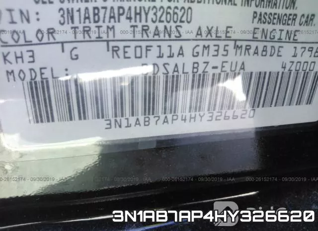 3N1AB7AP4HY326620 фото 10