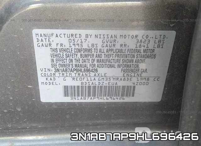 3N1AB7AP9HL696426 фото 10