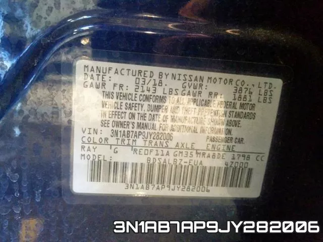 3N1AB7AP9JY282006 фото 2
