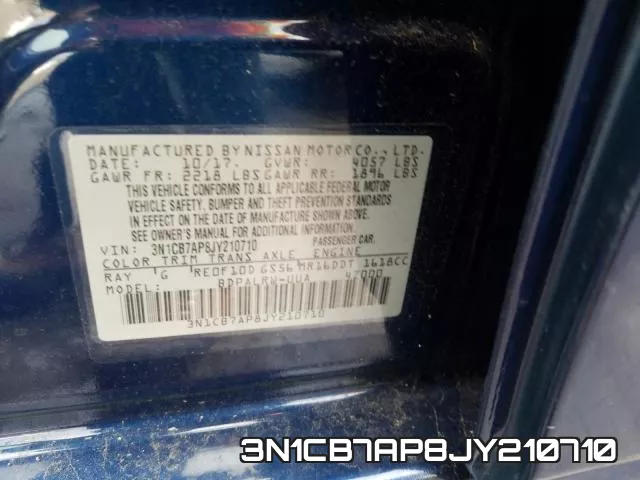 3N1CB7AP8JY210710 фото 2