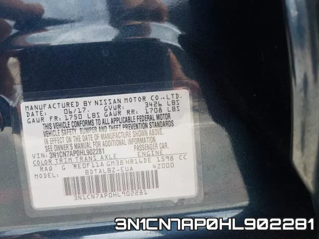 3N1CN7AP0HL902281 фото 2