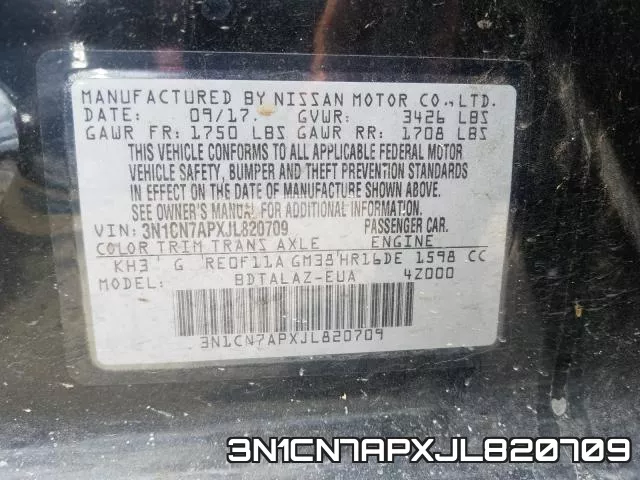 3N1CN7APXJL820709 фото 2
