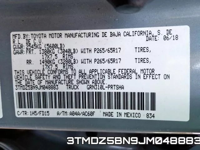 3TMDZ5BN9JM048883 фото 2