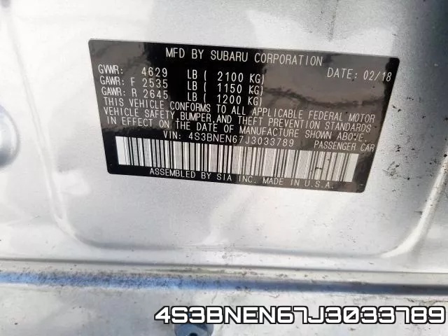 4S3BNEN67J3033789 фото 2