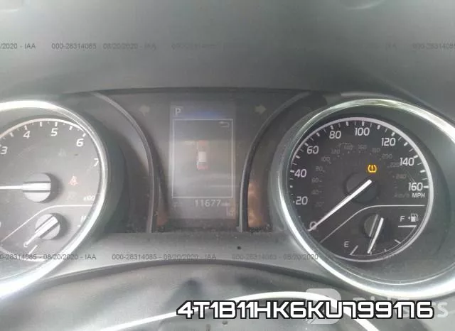 4T1B11HK6KU799176 фото 8