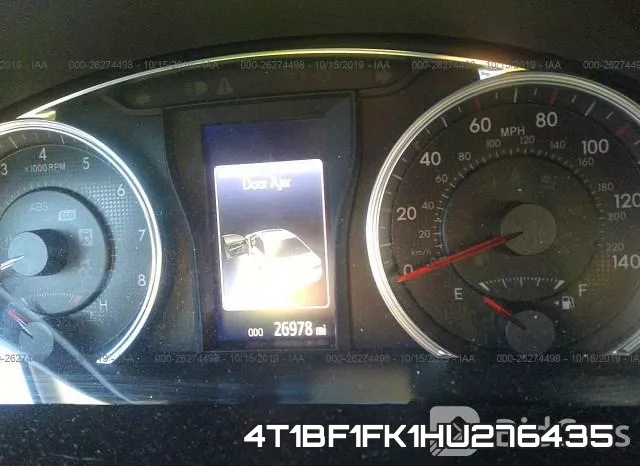 4T1BF1FK1HU276435 фото 8