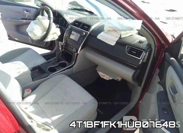 4T1BF1FK1HU807648 фото 6