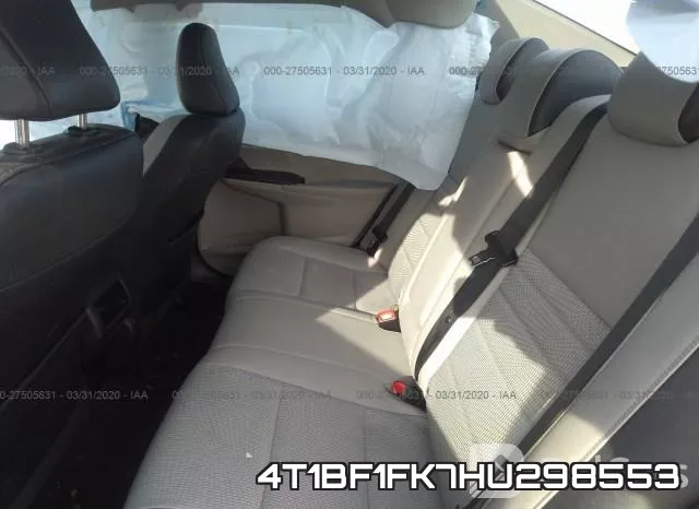 4T1BF1FK7HU298553 фото 9