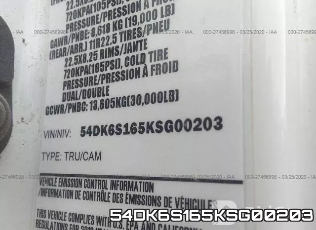 54DK6S165KSG00203 фото 10