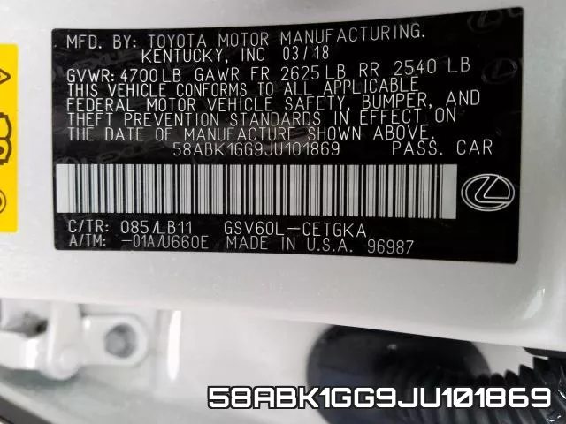 58ABK1GG9JU101869 фото 2