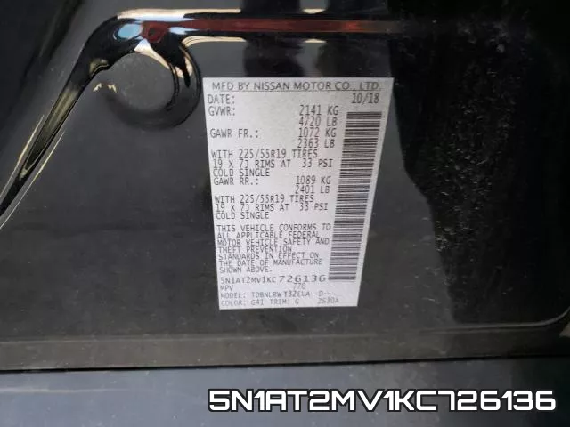 5N1AT2MV1KC726136 фото 2