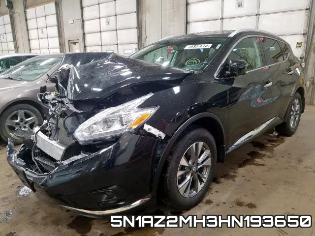 5N1AZ2MH3HN193650 фото 3