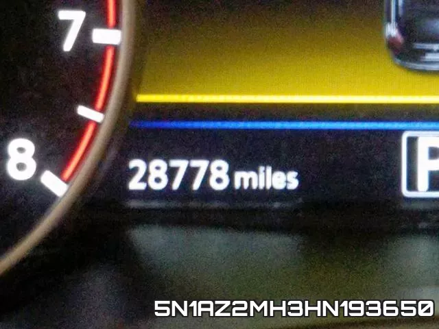5N1AZ2MH3HN193650 фото 9