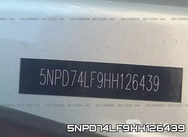 5NPD74LF9HH126439 фото 9