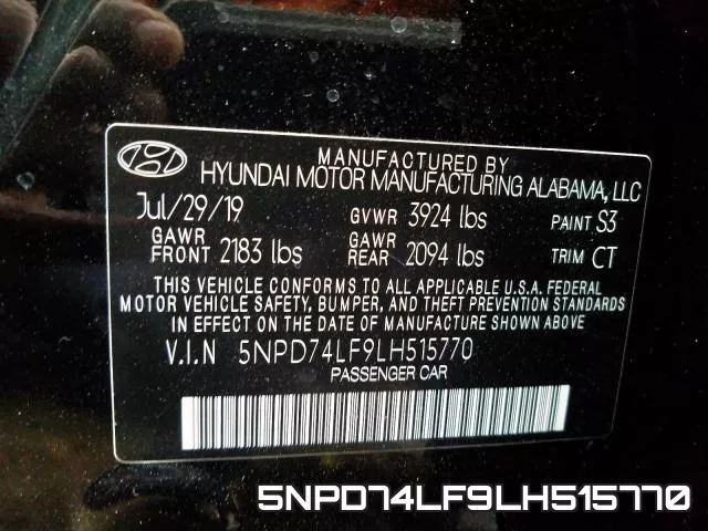 5NPD74LF9LH515770 фото 2
