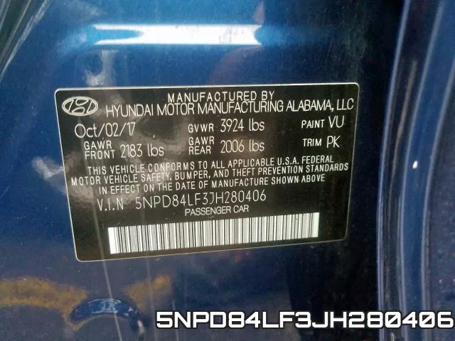 5NPD84LF3JH280406 фото 2