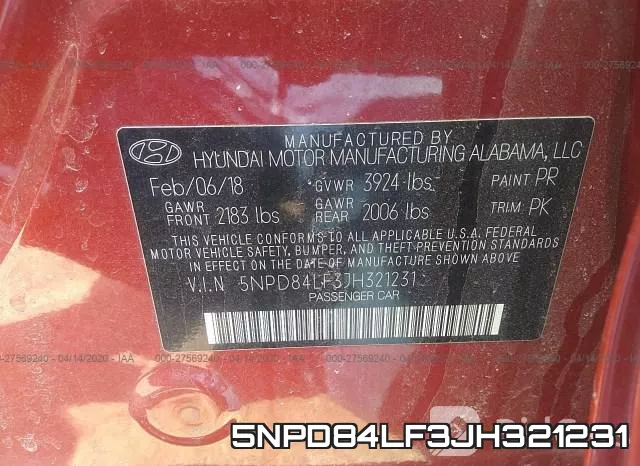 5NPD84LF3JH321231 фото 10