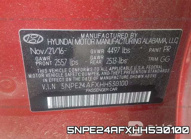 5NPE24AFXHH530100 фото 10