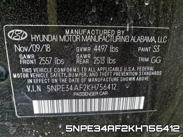 5NPE34AF2KH756412 фото 2