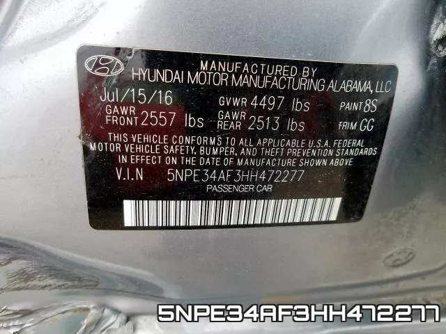 5NPE34AF3HH472277 фото 2