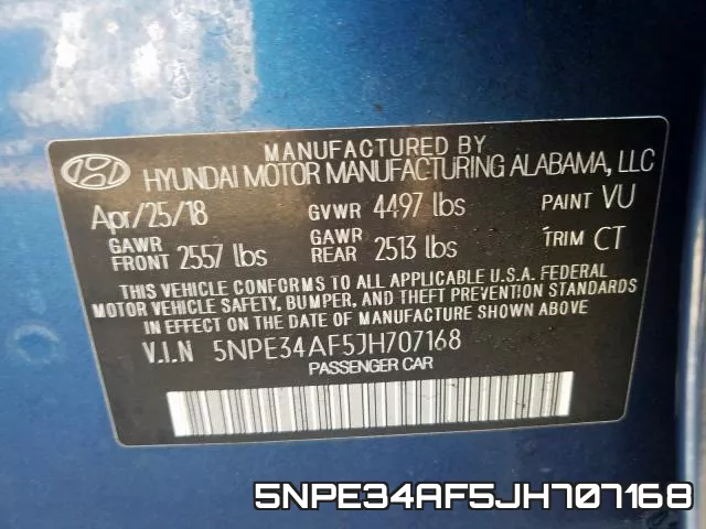 5NPE34AF5JH707168 фото 2
