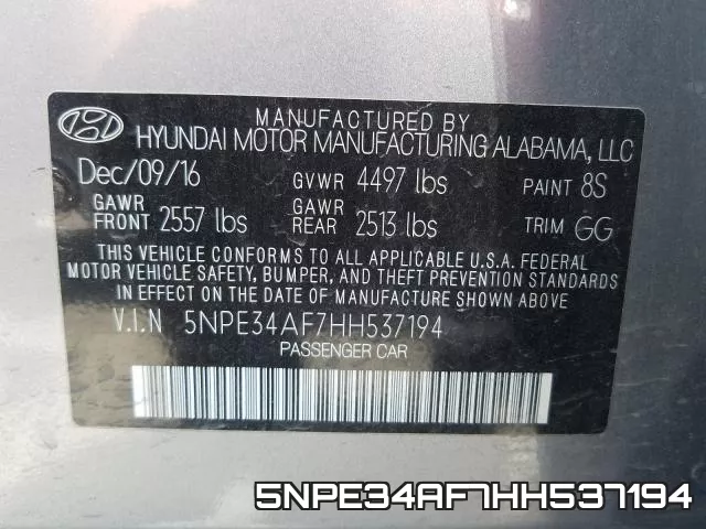 5NPE34AF7HH537194 фото 2