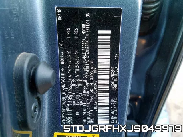5TDJGRFHXJS049979 фото 2