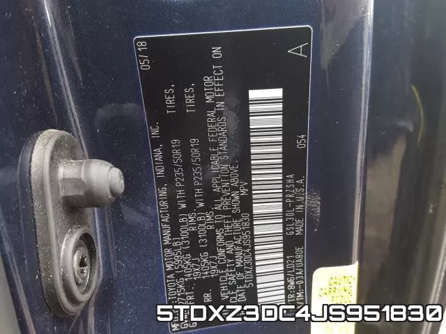 5TDXZ3DC4JS951830 фото 2