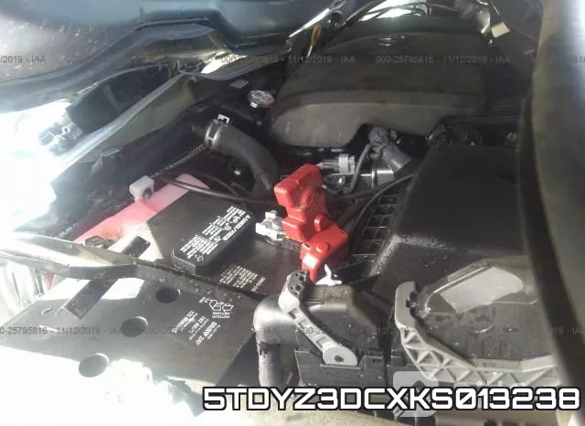5TDYZ3DCXKS013238 фото 2