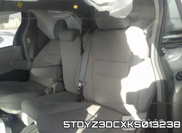 5TDYZ3DCXKS013238 фото 9