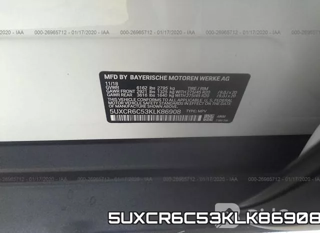 5UXCR6C53KLK86908 фото 10