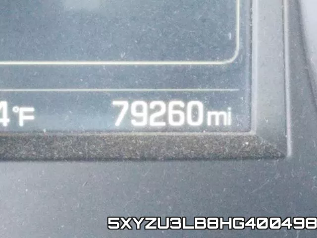 5XYZU3LB8HG400498 фото 9