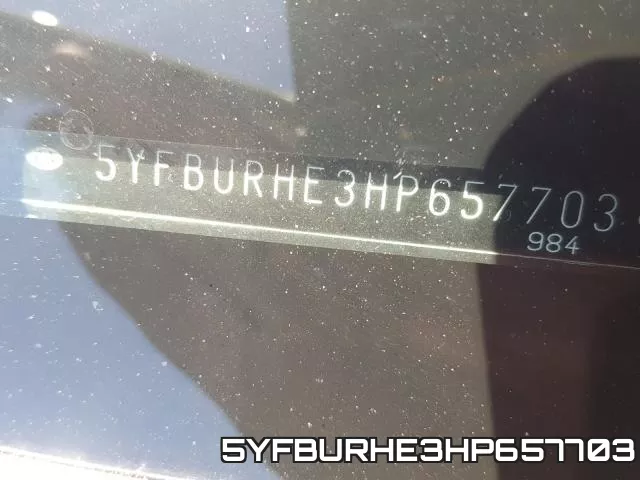 5YFBURHE3HP657703 фото 2