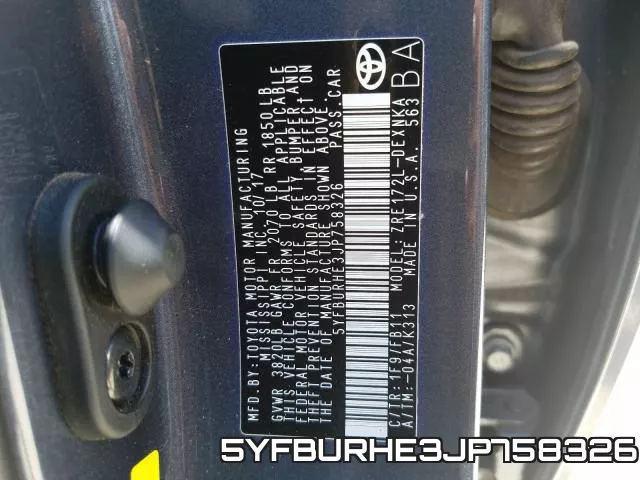 5YFBURHE3JP758326 фото 2