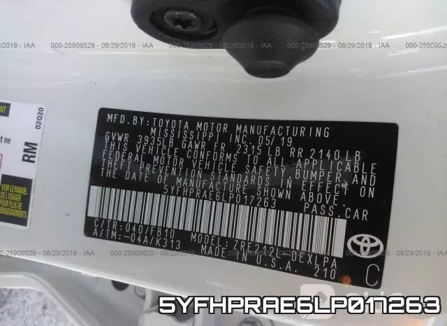 5YFHPRAE6LP017263 фото 10