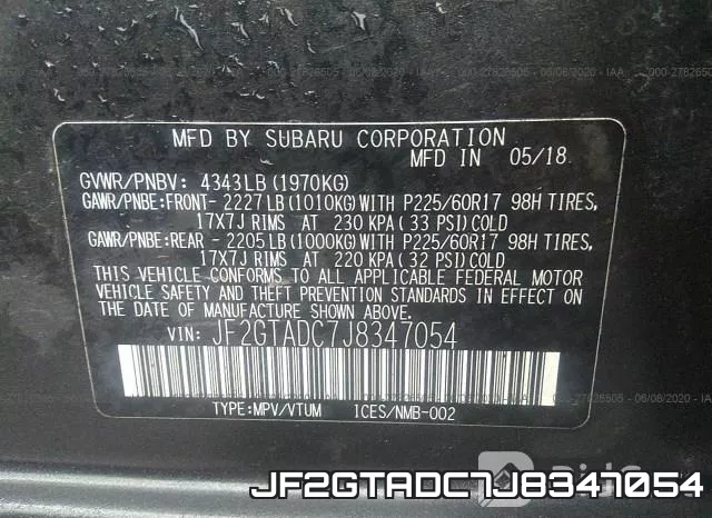 JF2GTADC7J8347054 фото 10