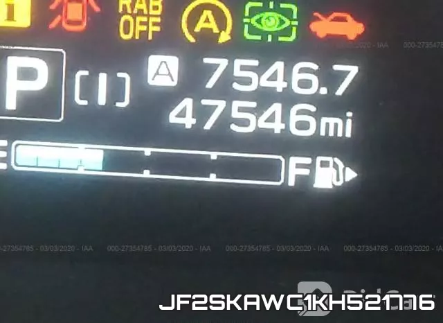 JF2SKAWC1KH521776 фото 8