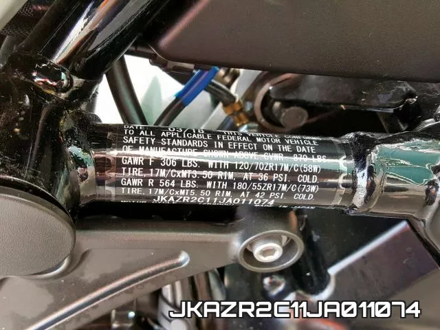 JKAZR2C11JA011074 фото 2
