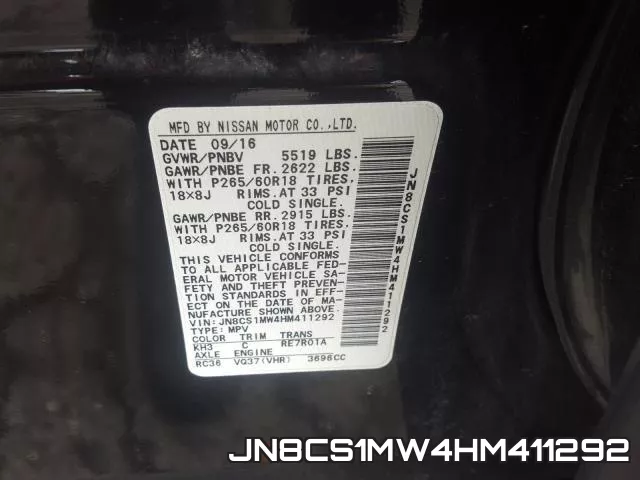 JN8CS1MW4HM411292 фото 2