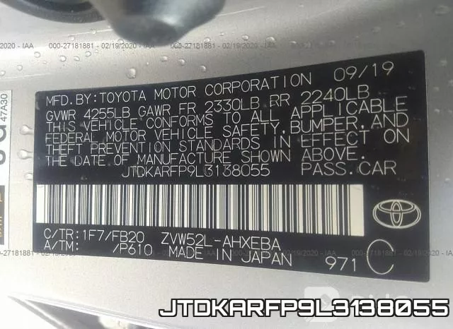 JTDKARFP9L3138055 фото 10