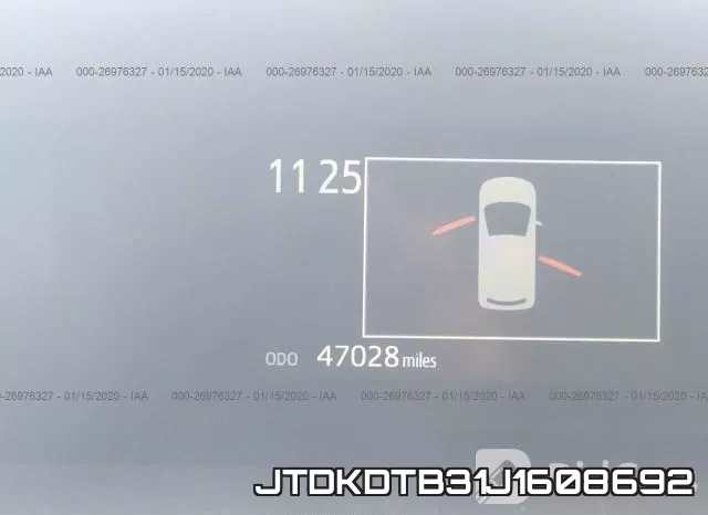 JTDKDTB31J1608692 фото 8