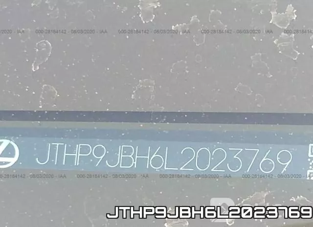 JTHP9JBH6L2023769 фото 10