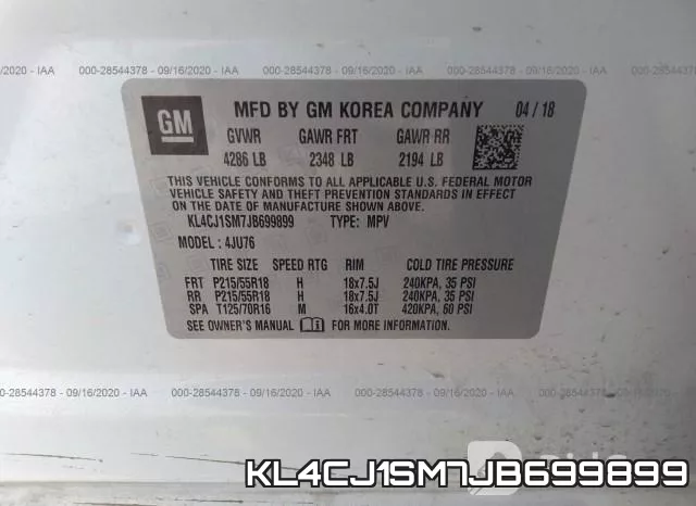 KL4CJ1SM7JB699899 фото 10