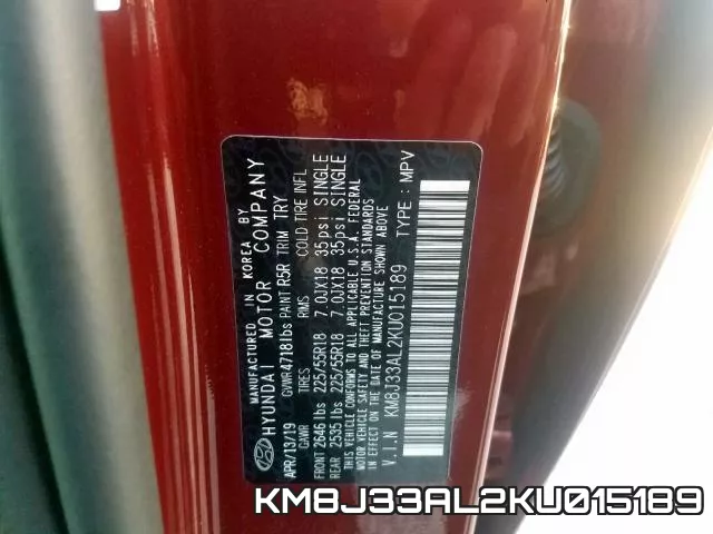 KM8J33AL2KU015189 фото 2