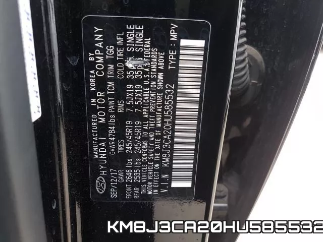 KM8J3CA20HU585532 фото 2