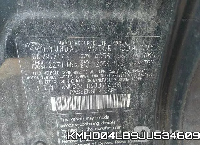 KMHD04LB9JU534609 фото 10